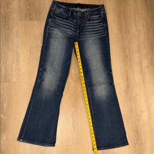Buckle Black Dark Wash Women's Bootcut Jeans - Blue